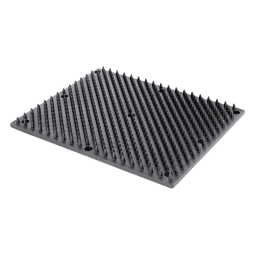 Borstelmat voor paarden (40x30 cm) - veilige schuurmat van natuurrubber - paardendroom.be