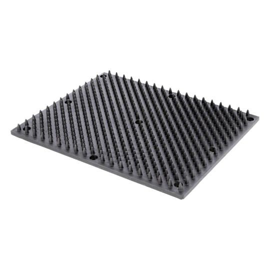 Borstelmat voor paarden (40x30 cm) - veilige schuurmat van natuurrubber - paardendroom.be