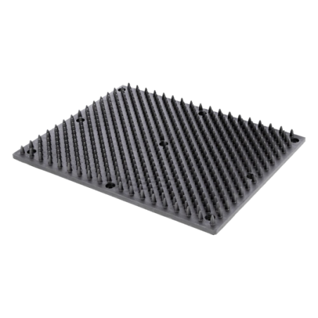 Borstelmat voor paarden (40x30 cm) - veilige schuurmat van natuurrubber - paardendroom.be