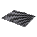Borstelmat voor paarden (40x30 cm) - veilige schuurmat van natuurrubber - paardendroom.be