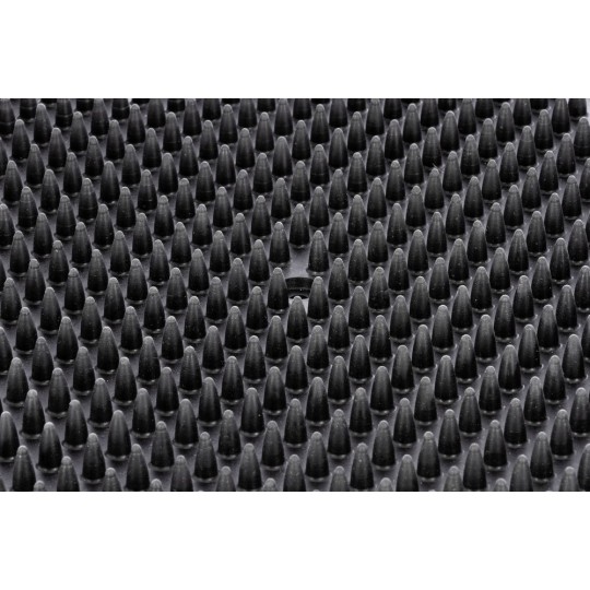 Borstelmat voor paarden (40x30 cm) - veilige schuurmat van natuurrubber - paardendroom.be