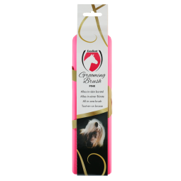 Excellent Horse Grooming Brush roze - paardendroom.be