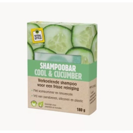 VITALstyle Shampoobar - Cool & Cucumber - paardendroom.be