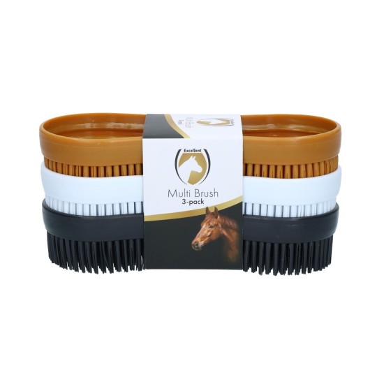 Excellent Horse Multi Brush 3-pack - paardendroom.be