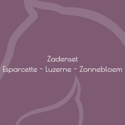 Zadenset - Esparcette - Luzerne - Zonnebloem - paardendroom.be