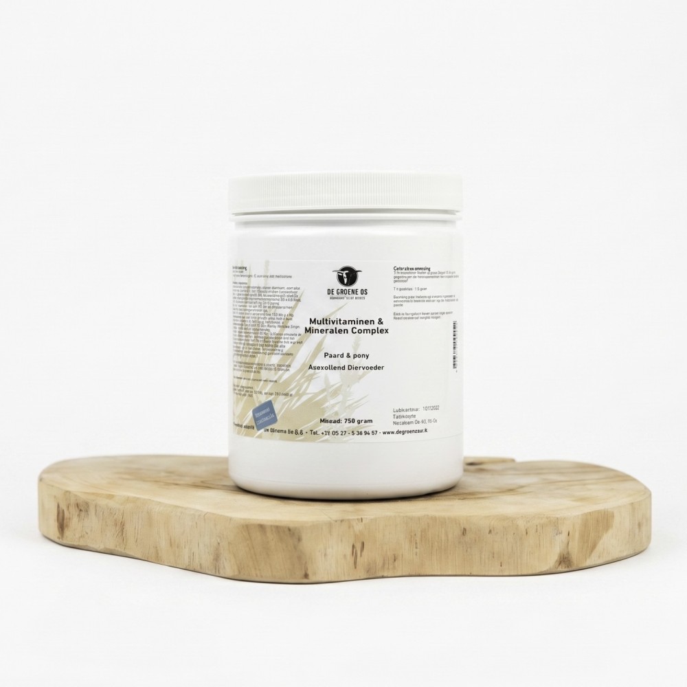 Multivitaminen & Mineralen Paard & Pony - De Groene Os - paardendroom.be
