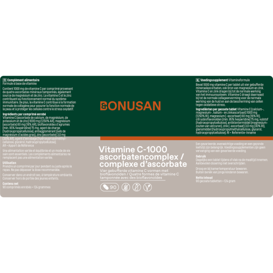 Bonusan Vitamine C-1000 ascorbatencomplex